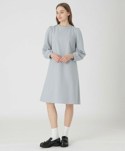 BLUE LABEL / BLACK LABEL CRESTBRIDGE / ブルーレーベル / ブラックレーベル・クレストブリッジ ドレス | 【一部店舗限定】サージストレッチAラインドレス | 詳細1