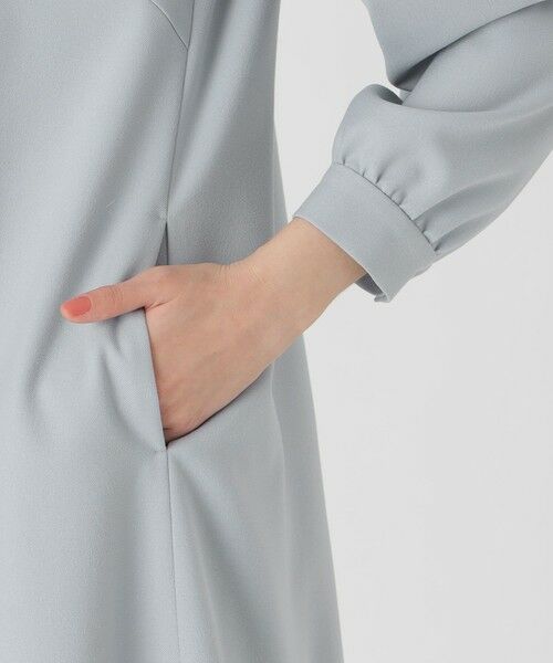 BLUE LABEL / BLACK LABEL CRESTBRIDGE / ブルーレーベル / ブラックレーベル・クレストブリッジ ドレス | 【一部店舗限定】サージストレッチAラインドレス | 詳細4