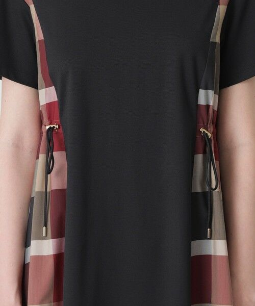 BLUE LABEL / BLACK LABEL CRESTBRIDGE / ブルーレーベル / ブラックレーベル・クレストブリッジ  ドレス | 【一部店舗限定】コンパクトクリアーポンチチェックコンビドレス | 詳細3