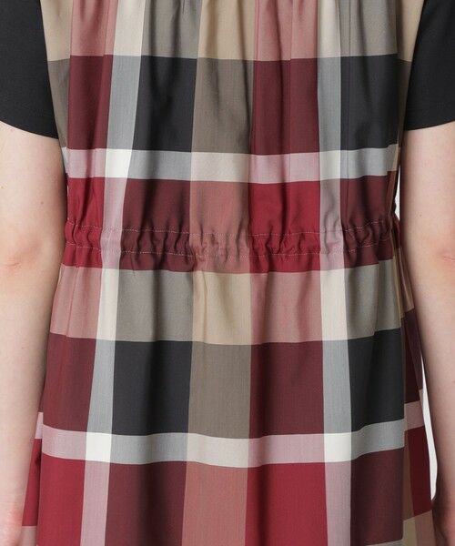 BLUE LABEL / BLACK LABEL CRESTBRIDGE / ブルーレーベル / ブラックレーベル・クレストブリッジ  ドレス | 【一部店舗限定】コンパクトクリアーポンチチェックコンビドレス | 詳細4
