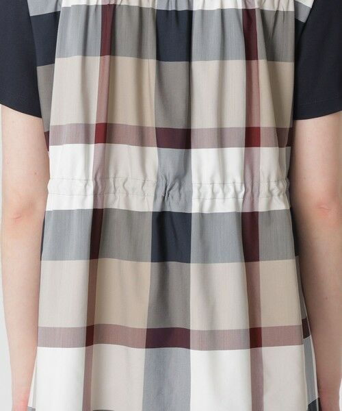 BLUE LABEL / BLACK LABEL CRESTBRIDGE / ブルーレーベル / ブラックレーベル・クレストブリッジ  ドレス | 【一部店舗限定】コンパクトクリアーポンチチェックコンビドレス | 詳細9