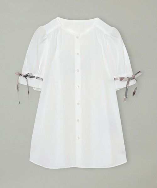 BLUE LABEL / BLACK LABEL CRESTBRIDGE / ブルーレーベル / ブラックレーベル・クレストブリッジ  シャツ・ブラウス | 【一部店舗限定】シャンブレーチュニックブラウス | 詳細5