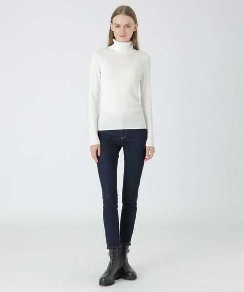 BLUE LABEL / BLACK LABEL CRESTBRIDGE / ブルーレーベル / ブラックレーベル・クレストブリッジ  ニット・セーター | 【一部店舗限定】ウールミックスリブタートル | 詳細1