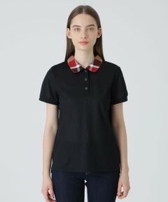 BLUE LABEL / BLACK LABEL CRESTBRIDGE / ブルーレーベル / ブラックレーベル・クレストブリッジ  カットソー | 【一部店舗限定】チェックカラーカノコポロシャツ