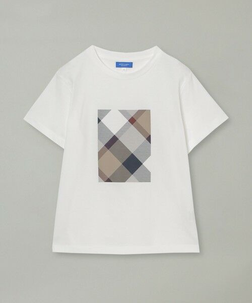 BLUE LABEL / BLACK LABEL CRESTBRIDGE / ブルーレーベル / ブラックレーベル・クレストブリッジ  カットソー | 【一部店舗限定】クレストブリッジチェックプリントTシャツ | 詳細4