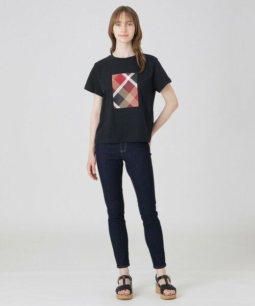 BLUE LABEL / BLACK LABEL CRESTBRIDGE / ブルーレーベル / ブラックレーベル・クレストブリッジ  カットソー | 【一部店舗限定】クレストブリッジチェックプリントTシャツ | 詳細5