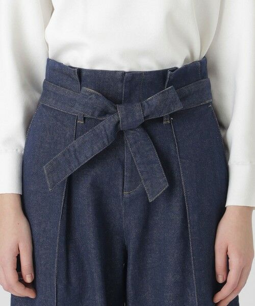 BLUE LABEL / BLACK LABEL CRESTBRIDGE / ブルーレーベル / ブラックレーベル・クレストブリッジ  その他パンツ | 【一部店舗限定】ムラ糸ストレッチデニムワイドパンツ | 詳細4