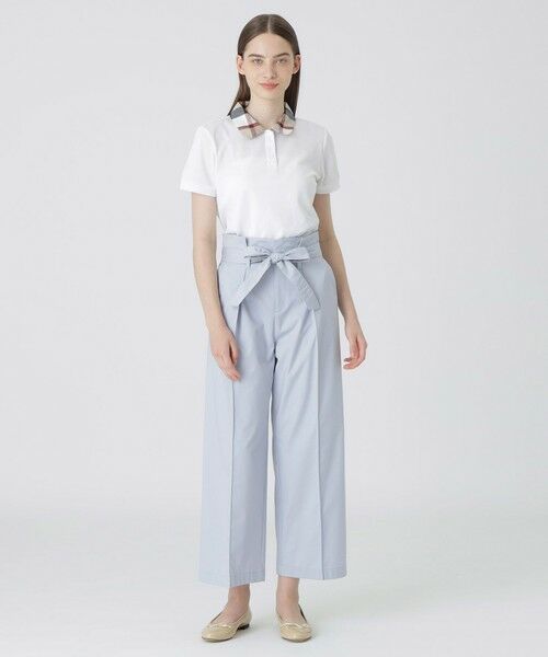 BLUE LABEL / BLACK LABEL CRESTBRIDGE / ブルーレーベル / ブラックレーベル・クレストブリッジ  その他パンツ | 【一部店舗限定】サイロスパンクリアツイルワイドパンツ | 詳細1