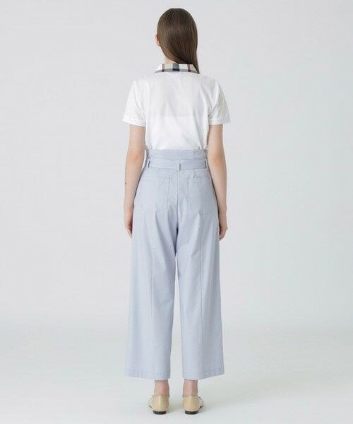 BLUE LABEL / BLACK LABEL CRESTBRIDGE / ブルーレーベル / ブラックレーベル・クレストブリッジ  その他パンツ | 【一部店舗限定】サイロスパンクリアツイルワイドパンツ | 詳細3