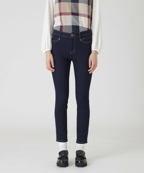 BLUE LABEL / BLACK LABEL CRESTBRIDGE/ブルーレーベル / ブラックレーベル・クレストブリッジ 【一部店舗限定】ハイストレッチクリアデニムスキニーパンツ ネイビー3 40 BLUE LABEL / BLACK LABEL CRESTBRIDGE/ブルーレーベル / ブラックレーベル・クレストブリッジ 【一部店舗限定】ハイストレッチクリアデニムスキニーパンツ ネイビー3 40