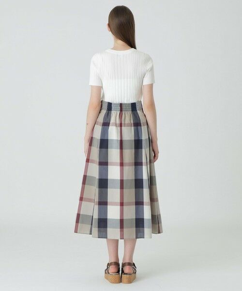 BLUE LABEL / BLACK LABEL CRESTBRIDGE / ブルーレーベル / ブラックレーベル・クレストブリッジ ミニ・ひざ丈スカート | 【一部店舗限定】クレストブリッジチェックロングフレアスカート | 詳細10