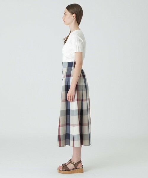 BLUE LABEL / BLACK LABEL CRESTBRIDGE / ブルーレーベル / ブラックレーベル・クレストブリッジ ミニ・ひざ丈スカート | 【一部店舗限定】クレストブリッジチェックロングフレアスカート | 詳細9