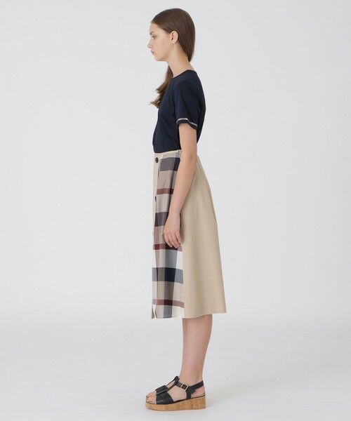 BLUE LABEL / BLACK LABEL CRESTBRIDGE / ブルーレーベル / ブラックレーベル・クレストブリッジ ミニ・ひざ丈スカート | 【一部店舗限定】サイロスパンツイルパーシャルチェックスカート | 詳細14