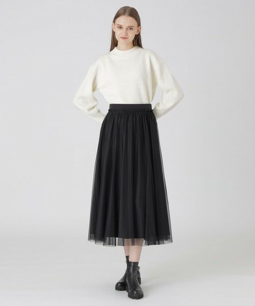 BLUE LABEL / BLACK LABEL CRESTBRIDGE / ブルーレーベル / ブラックレーベル・クレストブリッジ  ミニ・ひざ丈スカート | 【一部店舗限定】クレストブリッジチェック5WAYチュールスカート | 詳細3