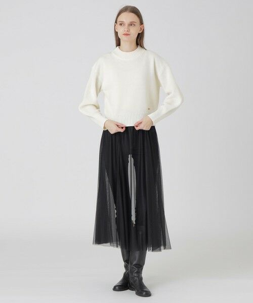 BLUE LABEL / BLACK LABEL CRESTBRIDGE / ブルーレーベル / ブラックレーベル・クレストブリッジ  ミニ・ひざ丈スカート | 【一部店舗限定】クレストブリッジチェック5WAYチュールスカート | 詳細5