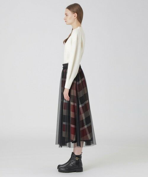 BLUE LABEL / BLACK LABEL CRESTBRIDGE / ブルーレーベル / ブラックレーベル・クレストブリッジ  ミニ・ひざ丈スカート | 【一部店舗限定】クレストブリッジチェック5WAYチュールスカート | 詳細6