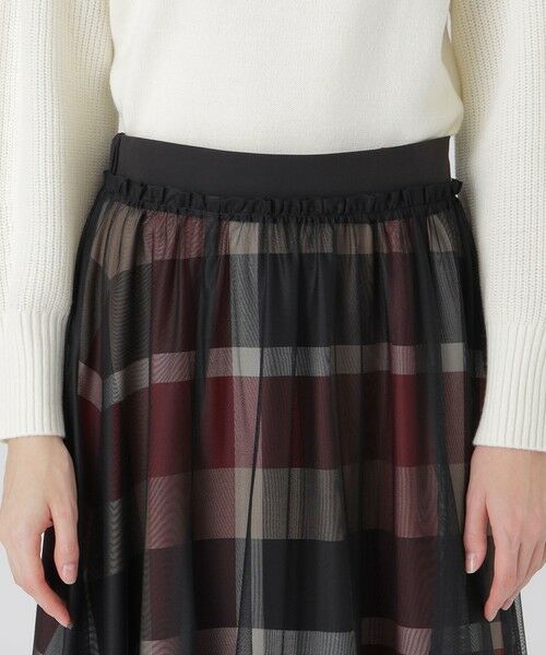 BLUE LABEL / BLACK LABEL CRESTBRIDGE / ブルーレーベル / ブラックレーベル・クレストブリッジ  ミニ・ひざ丈スカート | 【一部店舗限定】クレストブリッジチェック5WAYチュールスカート | 詳細8