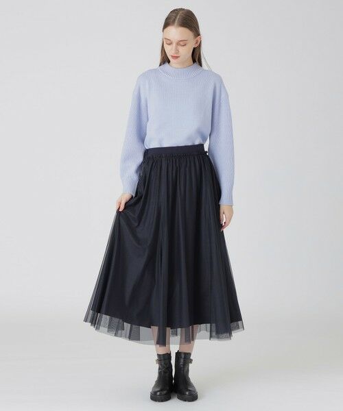 BLUE LABEL / BLACK LABEL CRESTBRIDGE / ブルーレーベル / ブラックレーベル・クレストブリッジ  ミニ・ひざ丈スカート | 【一部店舗限定】クレストブリッジチェック5WAYチュールスカート | 詳細15