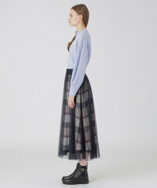 BLUE LABEL / BLACK LABEL CRESTBRIDGE / ブルーレーベル / ブラックレーベル・クレストブリッジ  ミニ・ひざ丈スカート | 【一部店舗限定】クレストブリッジチェック5WAYチュールスカート | 詳細18