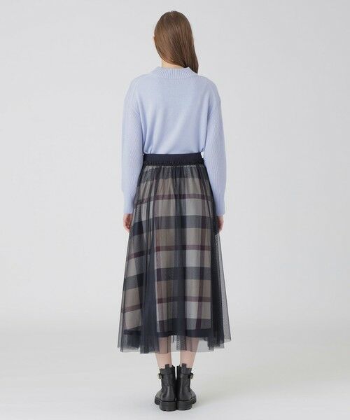 BLUE LABEL / BLACK LABEL CRESTBRIDGE / ブルーレーベル / ブラックレーベル・クレストブリッジ  ミニ・ひざ丈スカート | 【一部店舗限定】クレストブリッジチェック5WAYチュールスカート | 詳細19
