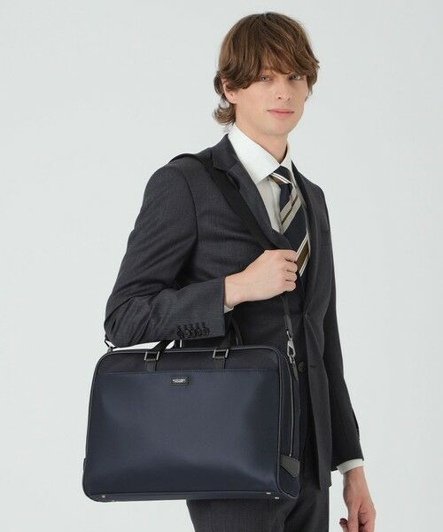 BLUE LABEL / BLACK LABEL CRESTBRIDGE / ブルーレーベル / ブラックレーベル・クレストブリッジ  ショルダーバッグ | ナイロンコンビカルゼシャドークレストブリッジチェックビジネスブリーフ | 詳細7
