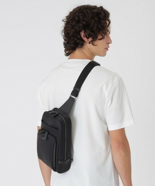 BLUE LABEL / BLACK LABEL CRESTBRIDGE / ブルーレーベル / ブラックレーベル・クレストブリッジ  ショルダーバッグ | ナイロンコンビカルゼシャドークレストブリッジチェックビジネスボディバッグ | 詳細1