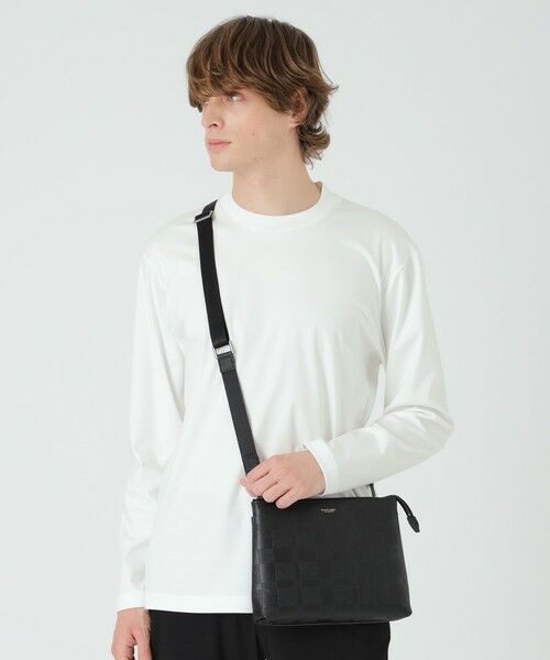 BLUE LABEL / BLACK LABEL CRESTBRIDGE / ブルーレーベル / ブラックレーベル・クレストブリッジ  ショルダーバッグ | エンボスチェックスクウェアサコッシュ | 詳細8