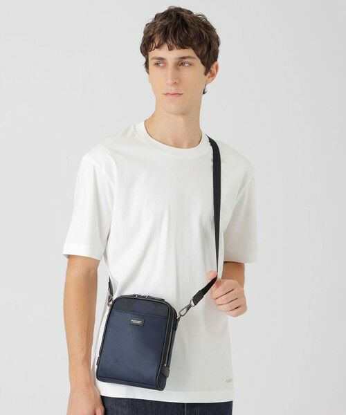 BLUE LABEL / BLACK LABEL CRESTBRIDGE / ブルーレーベル / ブラックレーベル・クレストブリッジ  ショルダーバッグ | ナイロンコンビカルゼシャドークレストブリッジチェックビジネスミニクロスボディバッグ | 詳細8