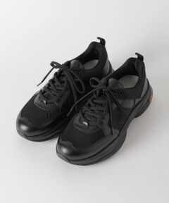 BLUE LABEL / BLACK LABEL CRESTBRIDGE / ブルーレーベル / ブラックレーベル・クレストブリッジ  スニーカー | 【BLACK.lab】カルゼシャドークレストブリッジチェックコンビビブラムスニーカー