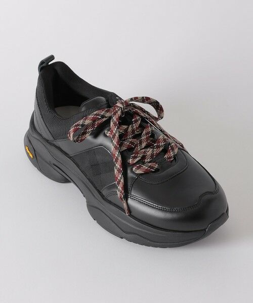 BLUE LABEL / BLACK LABEL CRESTBRIDGE / ブルーレーベル / ブラックレーベル・クレストブリッジ  スニーカー | 【渋谷店・WEB限定】【BLACK.lab】カルゼシャドークレストブリッジチェックコンビビブラムスニーカー | 詳細4