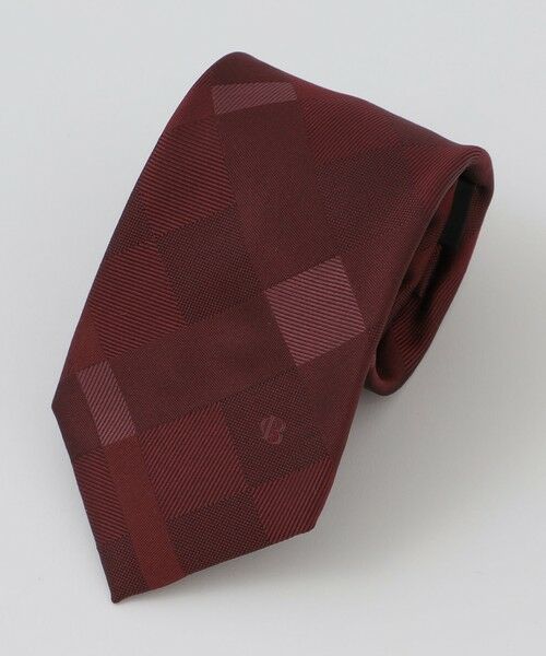 BLUE LABEL / BLACK LABEL CRESTBRIDGE / ブルーレーベル / ブラックレーベル・クレストブリッジ  ネクタイ | トーナルシャドーブロックチェックタイ | 詳細4