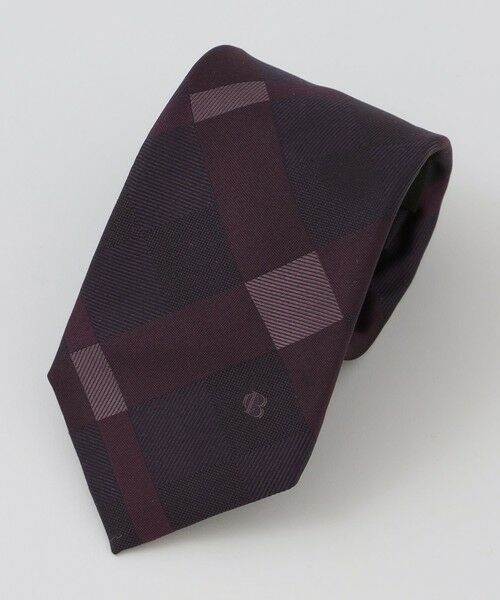 BLUE LABEL / BLACK LABEL CRESTBRIDGE / ブルーレーベル / ブラックレーベル・クレストブリッジ  ネクタイ | トーナルシャドーブロックチェックタイ | 詳細8