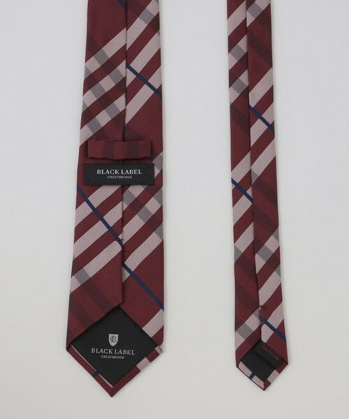 BLUE LABEL / BLACK LABEL CRESTBRIDGE / ブルーレーベル / ブラックレーベル・クレストブリッジ  ネクタイ | サテンコンビチェックタイ | 詳細1