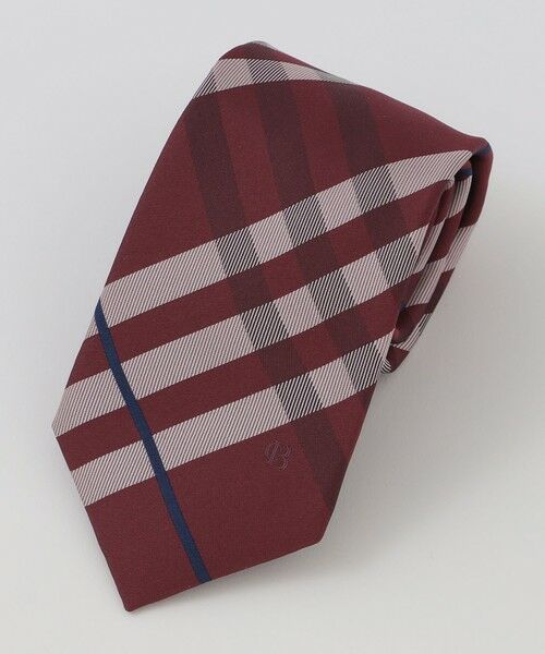 BLUE LABEL / BLACK LABEL CRESTBRIDGE / ブルーレーベル / ブラックレーベル・クレストブリッジ  ネクタイ | サテンコンビチェックタイ | 詳細2