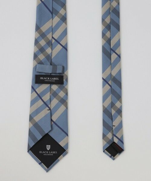 BLUE LABEL / BLACK LABEL CRESTBRIDGE / ブルーレーベル / ブラックレーベル・クレストブリッジ  ネクタイ | サテンコンビチェックタイ | 詳細3