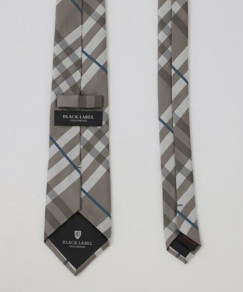 BLUE LABEL / BLACK LABEL CRESTBRIDGE / ブルーレーベル / ブラックレーベル・クレストブリッジ  ネクタイ | サテンコンビチェックタイ | 詳細7