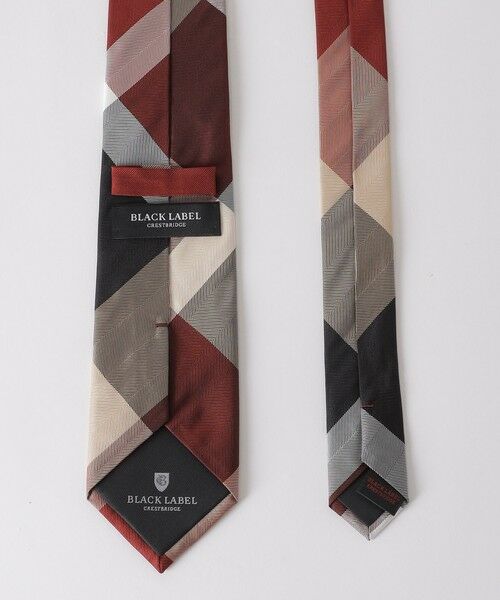 BLUE LABEL / BLACK LABEL CRESTBRIDGE / ブルーレーベル / ブラックレーベル・クレストブリッジ  ネクタイ | ヘリンボーンクレストブリッジチェックタイ | 詳細1
