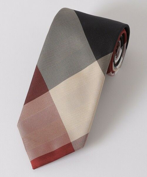 BLUE LABEL / BLACK LABEL CRESTBRIDGE / ブルーレーベル / ブラックレーベル・クレストブリッジ  ネクタイ | ヘリンボーンクレストブリッジチェックタイ | 詳細2