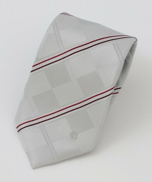 BLUE LABEL / BLACK LABEL CRESTBRIDGE / ブルーレーベル / ブラックレーベル・クレストブリッジ  ネクタイ | サテンブロックコンビチェックタイ | 詳細2