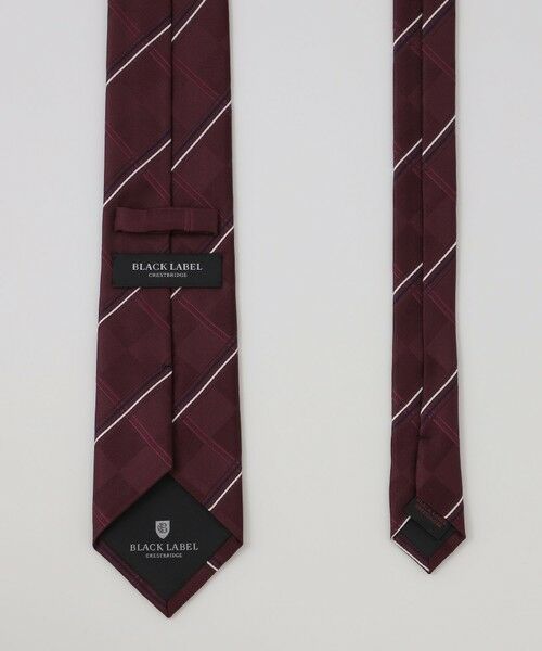 BLUE LABEL / BLACK LABEL CRESTBRIDGE / ブルーレーベル / ブラックレーベル・クレストブリッジ  ネクタイ | サテンブロックコンビチェックタイ | 詳細5
