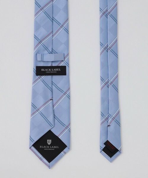 BLUE LABEL / BLACK LABEL CRESTBRIDGE / ブルーレーベル / ブラックレーベル・クレストブリッジ  ネクタイ | サテンブロックコンビチェックタイ | 詳細7