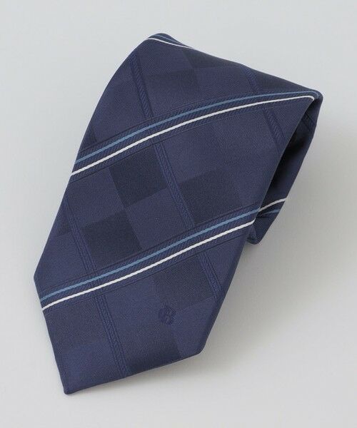 BLUE LABEL / BLACK LABEL CRESTBRIDGE / ブルーレーベル / ブラックレーベル・クレストブリッジ  ネクタイ | サテンブロックコンビチェックタイ | 詳細10