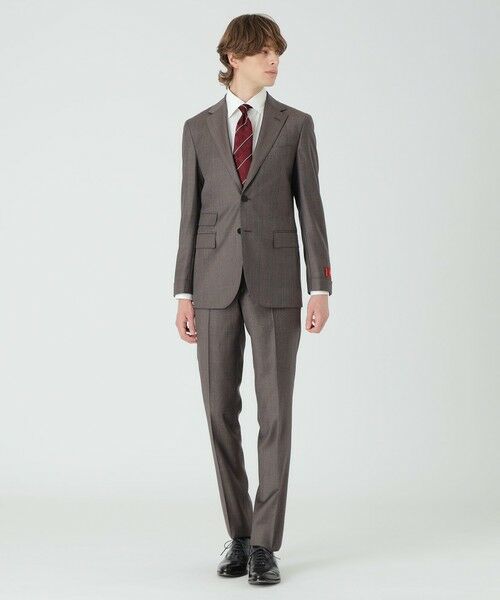 BLUE LABEL / BLACK LABEL CRESTBRIDGE / ブルーレーベル / ブラックレーベル・クレストブリッジ セットアップ | 【一部店舗限定】MINOVAクラシカルブラウングレンチェックスーツ | 詳細1