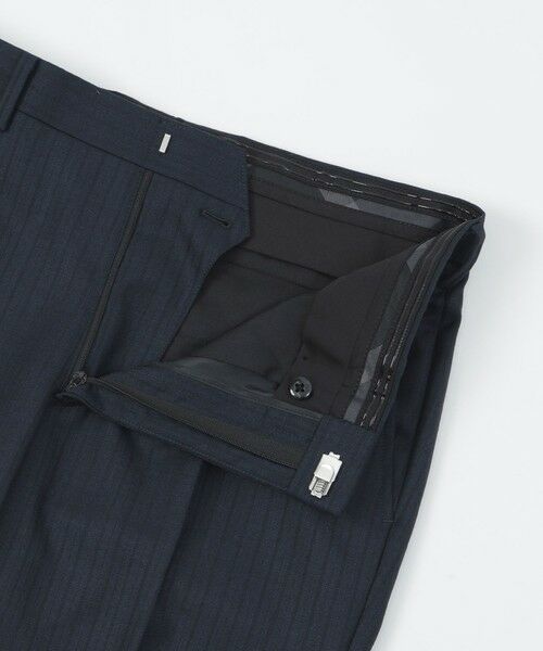 BLUE LABEL / BLACK LABEL CRESTBRIDGE / ブルーレーベル / ブラックレーベル・クレストブリッジ  セットアップ | MIYUKIプルシャンブルーシャドーストライプスリーピーススーツ | 詳細10