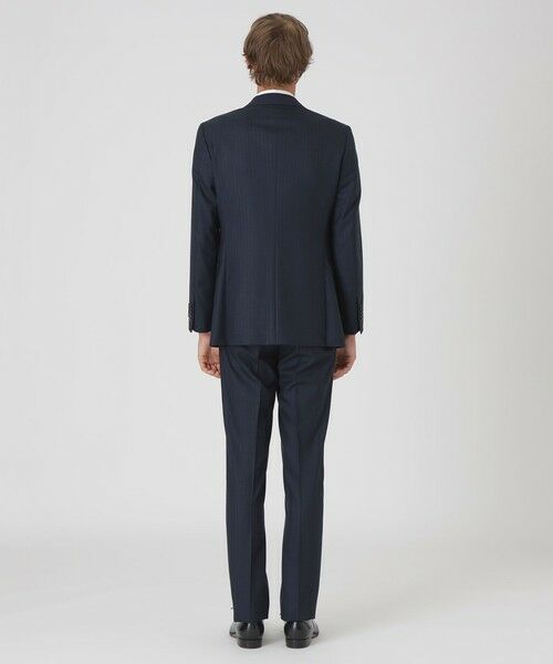 BLUE LABEL / BLACK LABEL CRESTBRIDGE / ブルーレーベル / ブラックレーベル・クレストブリッジ  セットアップ | MIYUKIプルシャンブルーシャドーストライプスリーピーススーツ | 詳細3