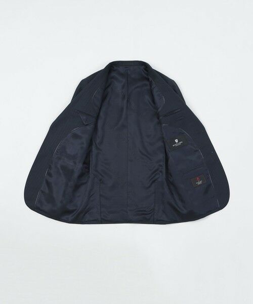 BLUE LABEL / BLACK LABEL CRESTBRIDGE / ブルーレーベル / ブラックレーベル・クレストブリッジ  セットアップ | MIYUKIプルシャンブルーシャドーストライプスリーピーススーツ | 詳細9