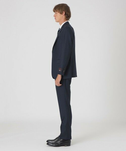 BLUE LABEL / BLACK LABEL CRESTBRIDGE / ブルーレーベル / ブラックレーベル・クレストブリッジ セットアップ | MIYUKIプルシャンブルーシャドーストライプスリーピーススーツ | 詳細2