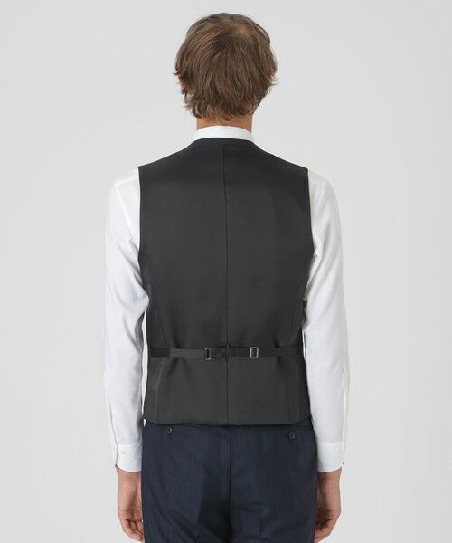 BLUE LABEL / BLACK LABEL CRESTBRIDGE / ブルーレーベル / ブラックレーベル・クレストブリッジ セットアップ | MIYUKIプルシャンブルーシャドーストライプスリーピーススーツ | 詳細5