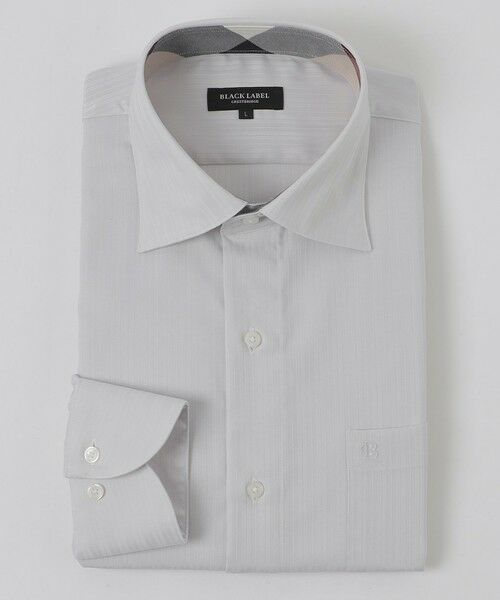 BLUE LABEL / BLACK LABEL CRESTBRIDGE / ブルーレーベル / ブラックレーベル・クレストブリッジ シャツ・ブラウス | ハイストレッチシャドーストライプセミワイドカラーシャツ | 詳細10