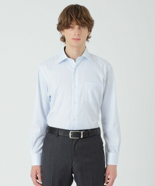 BLUE LABEL / BLACK LABEL CRESTBRIDGE / ブルーレーベル / ブラックレーベル・クレストブリッジ シャツ・ブラウス | ハイストレッチシャドーストライプセミワイドカラーシャツ | 詳細11